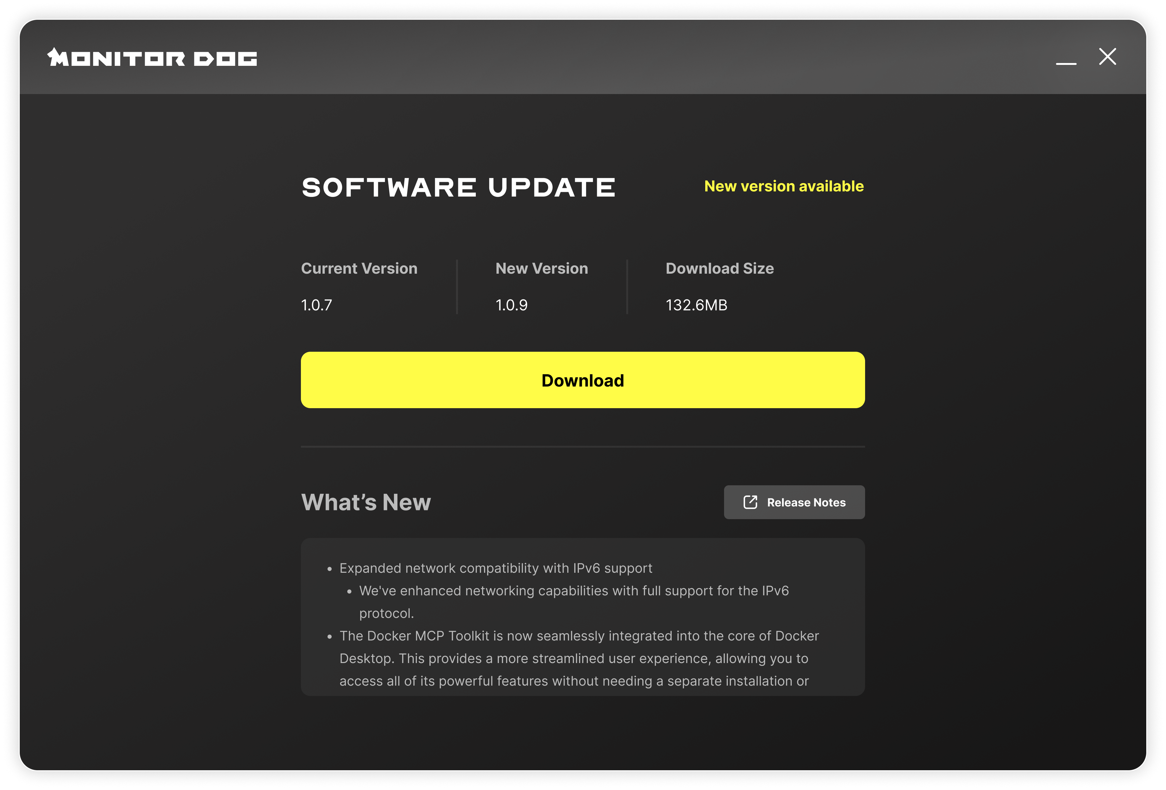 메뉴얼 업데이트 윈도우