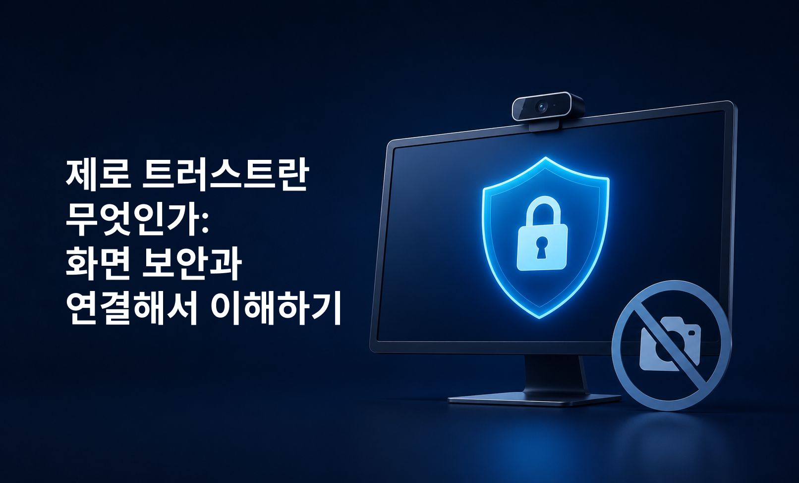 제로 트러스트란 무엇인가: 화면 보안과 연결해서 이해하기